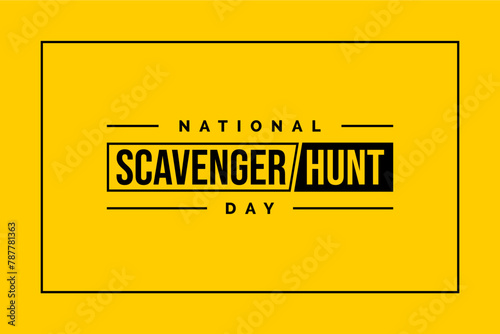 National Scavenger Hunt Day-2...