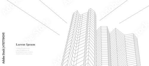 幾何学 抽象 建築 テクノロジー ビジネス 背景