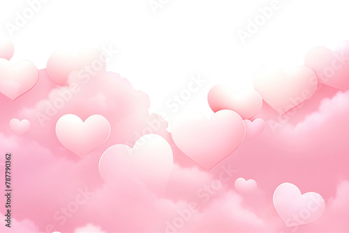 PNG Heart and cloud backgrounds abstract pink. AI generated Image by rawpixel.