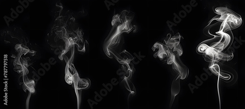 A large amount of smoke is taken with many options available in various graphic