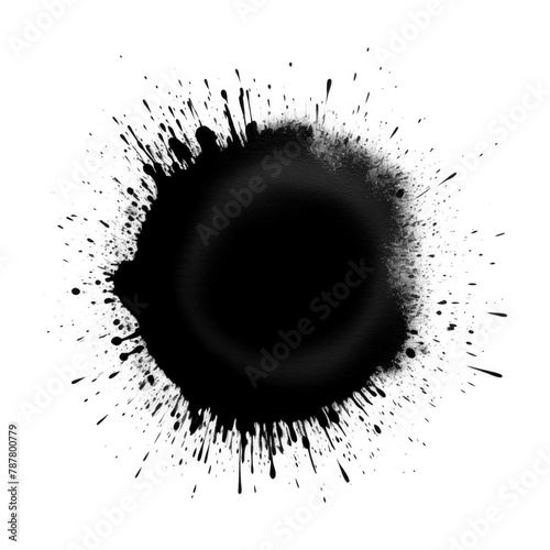 PNG Black dot backgrounds white background splattered. AI generated Image by rawpixel. photo