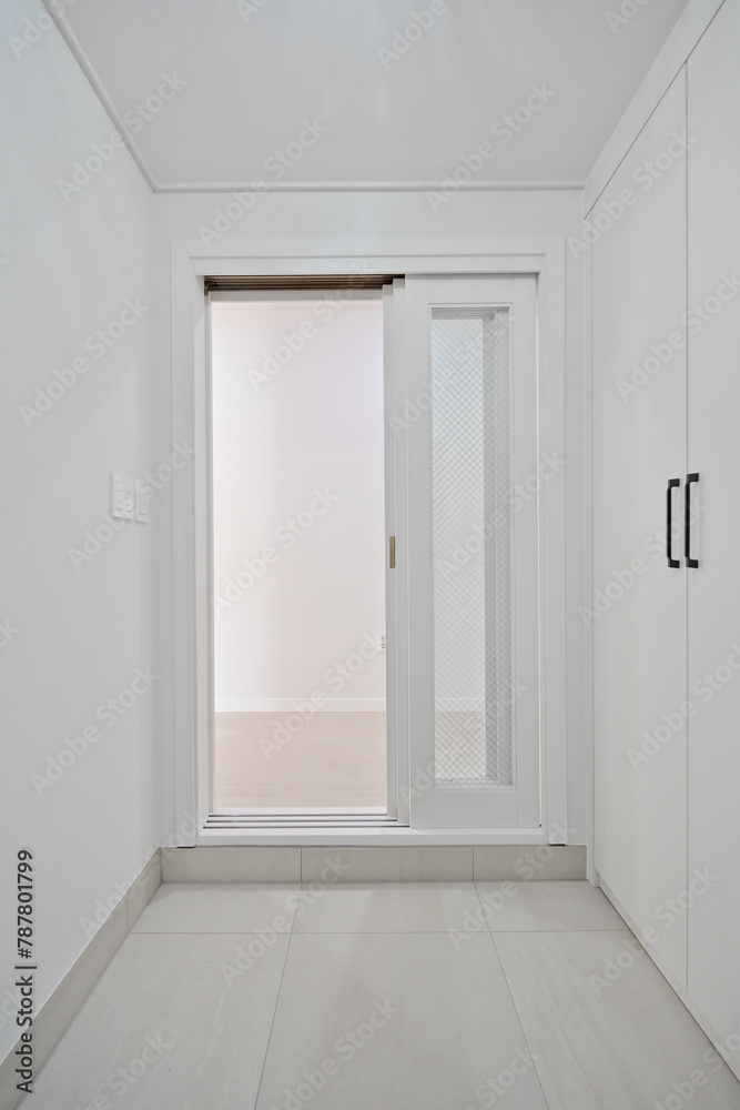 Sliding or folding doors are safe and good against getting your hands caught