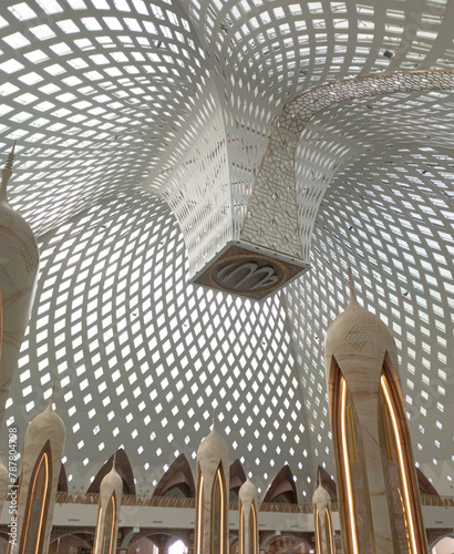 interior of the Al Jabbar Mosque photo