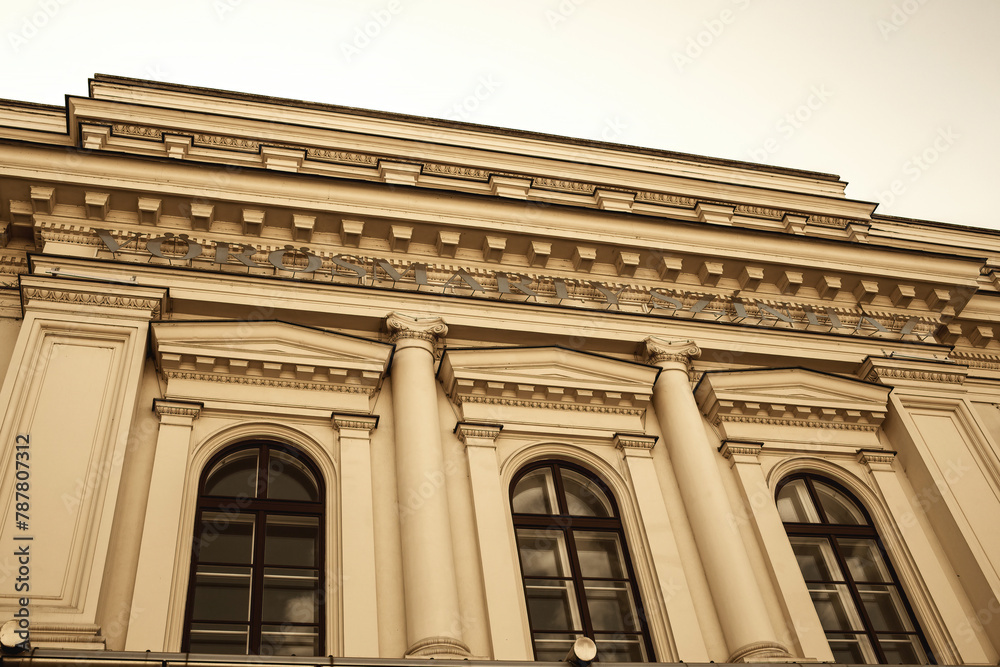 Fototapeta premium Vorosmarty Theater in the city of Szekesfehervar.