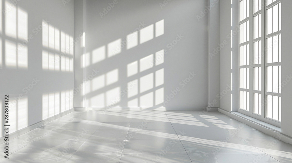 Empty white room with sun light. space for ypur design. Empty white room with sun light. space for ypur design.