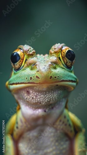 Close Up Portrait of a Frog