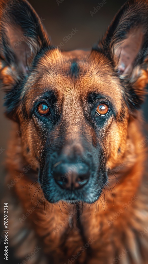 Close Up Portrait of a Dog Close Up Portrait of a Dog