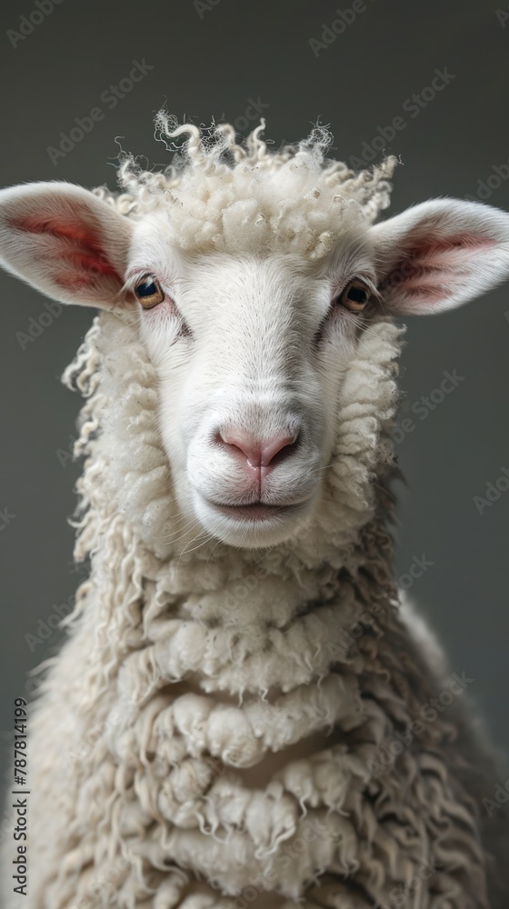 Close Up Portrait of a Sheep Close Up Portrait of a Sheep