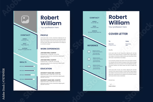 Resume and Cover Letter Layout Set
