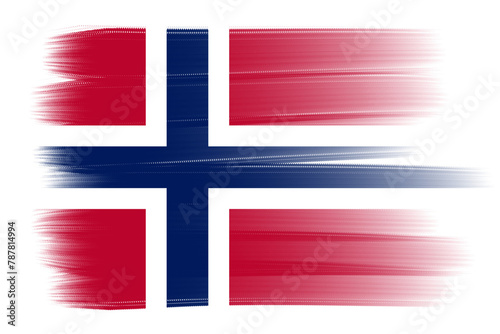 brush flag norway transparent background, norway brush watercolour flag design template element png transparent norway flag