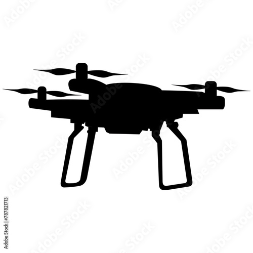 Quadcopter silhouette
