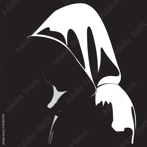 Silhouette of anonymous