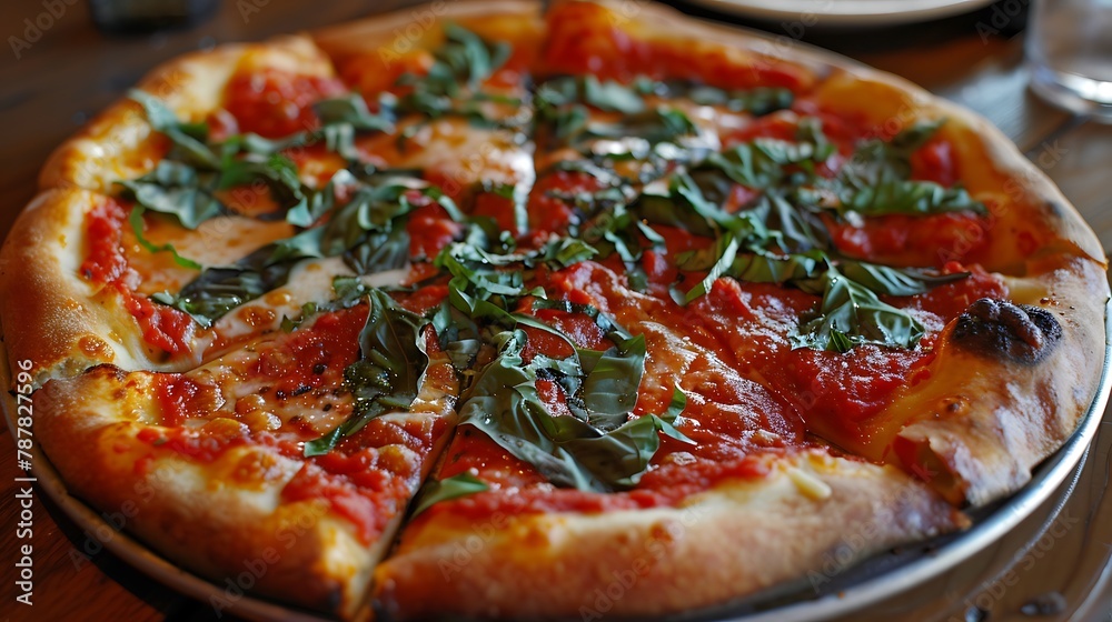 custom made wallpaper toronto digitalHand made marinara pizza with roasted garlic marinara sauce fresh basil and olive oil