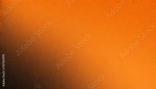 Contrast Chronicles: Orange and Black Gradient Background with Grainy Texture Overlay