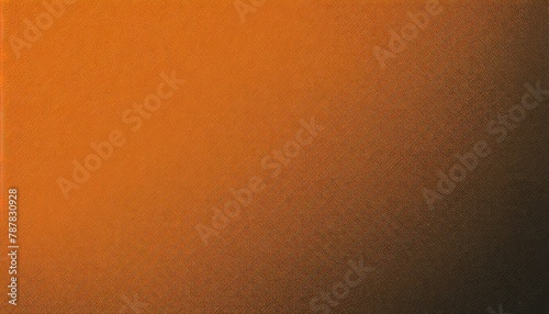 Gritty Glamour: Grainy Texture Web Banner Design in Orange and Black Gradient