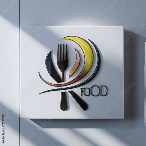 Restaurant logo editorial