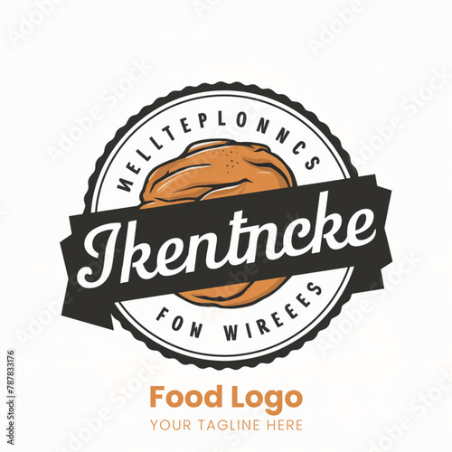 Restaurant logo editorial