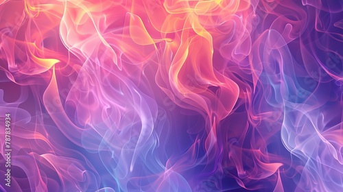 Transparent smoke on an abstract modern colorful background...