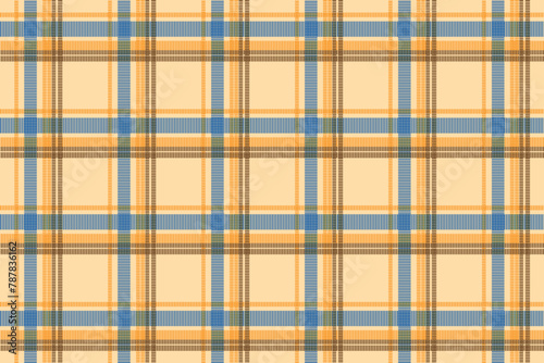 Seamless plaid pattern. Traditional Scottish fabric ornament. Stylish wallpaper for web design, textile printing and wrapping paper. Tartan large stripes.