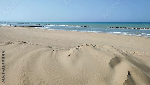 Termoli - Scorcio della spiaggia dal Lungomare Colombo