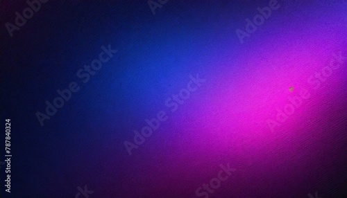 Celestial Aura: Dark Blue Purple Gradient with Glowing Magenta Pink Grainy Texture