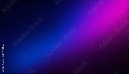Enigmatic Glow: Magenta Pink Grainy Texture Gradient Background in Dark Blue and Purple