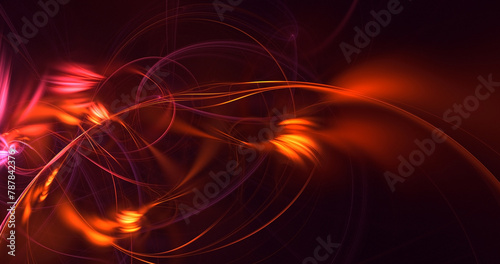 3D manual rendering abstract fantasy light fractal background. Its not AI Generatd illustration.