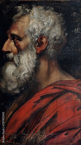 Plato, Classical wisdom, Athenian philosopher of the Classical period of ancient Greece, thinker © Ruslan Batiuk