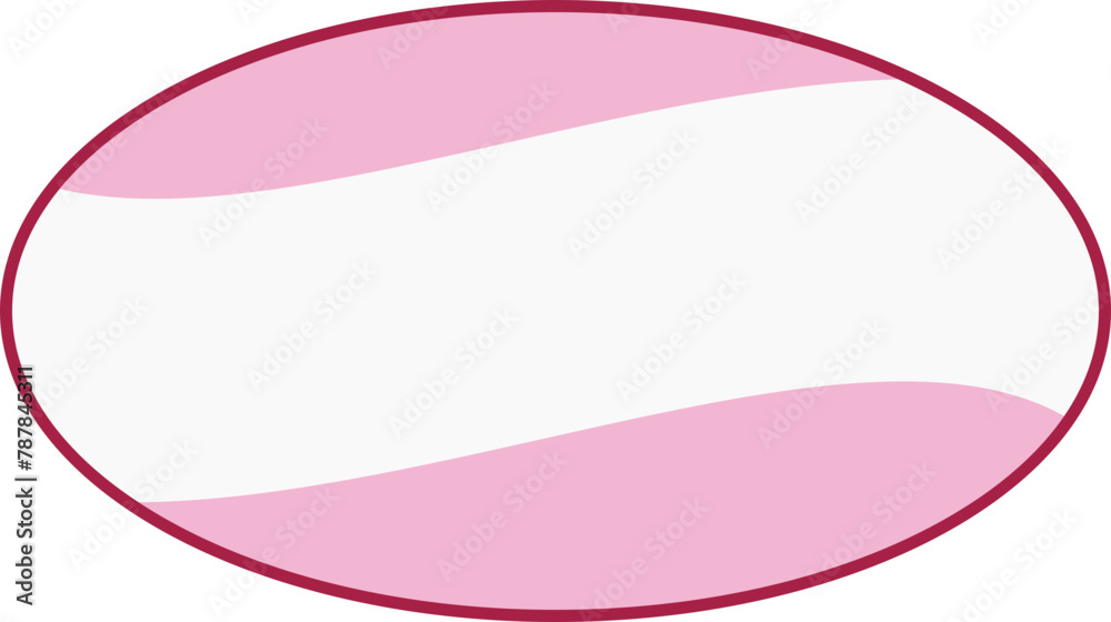 Abstract retro ellipse shape illustration Abstract retro ellipse shape illustration