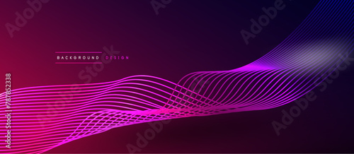 A mesmerizing display of purple, violet, magenta, and pink automotive lighting creates a stunning visual effect on a dark background, reminiscent of an artful blend of tints and shades