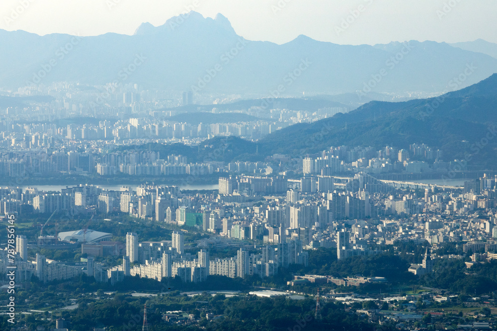 Cityscape of Seoul City