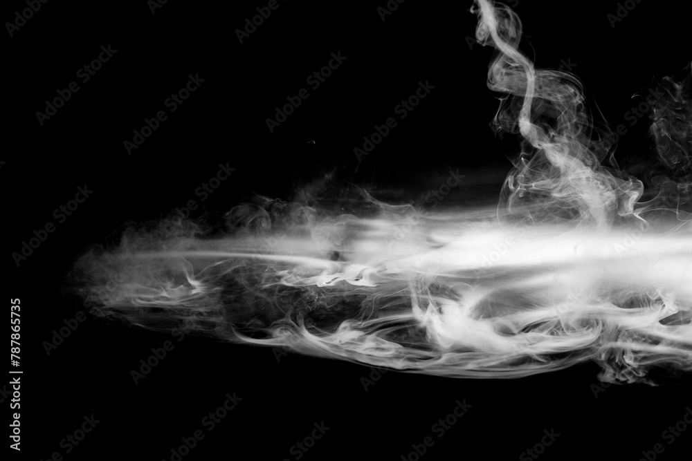Fototapeta premium Swirly white smoke
