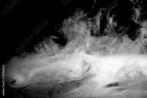 Swirly white smoke