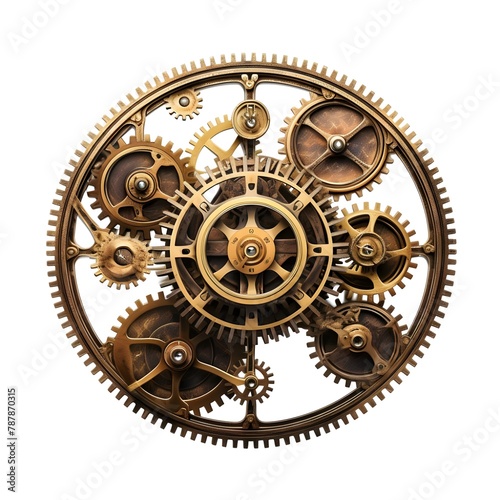 Steampunk Gears: Steampunk-inspired gears and machinery