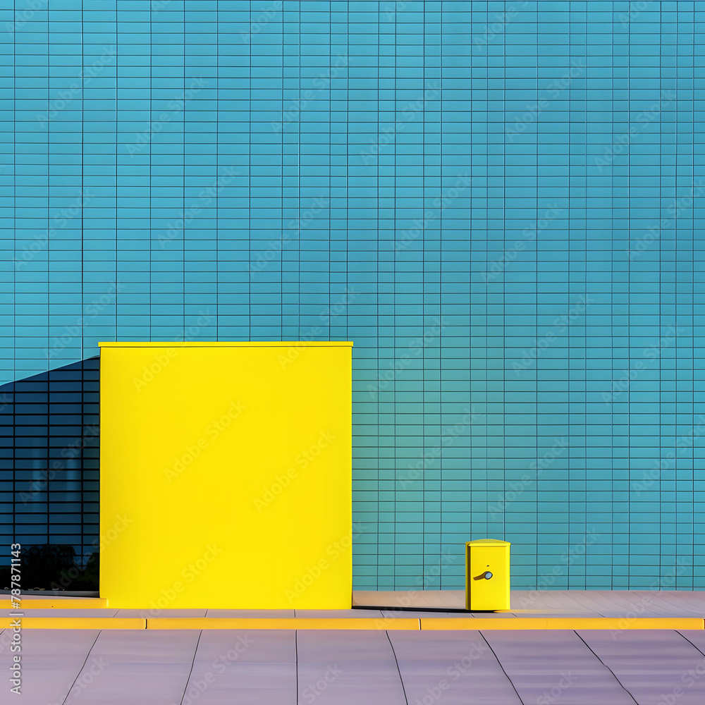 minimalism, colors yellow and other, theme of technology and innovation minimalism, colors yellow and other, theme of technology and innovation