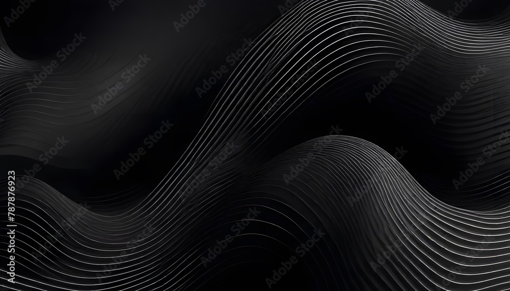 Modern cover design set. Abstract line pattern (guilloche curves) in Black color. Wavy stripe vector layout for business background, certificate, brochure template Modern cover design set. Abstract line pattern (guilloche curves) in Black color. Wavy stripe vector layout for business background, certificate, brochure template