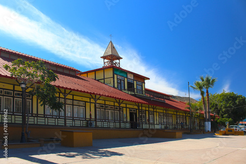 Municipal building in the small town of Santa Rosalía-Muleg, Baja California Sur, Mexico