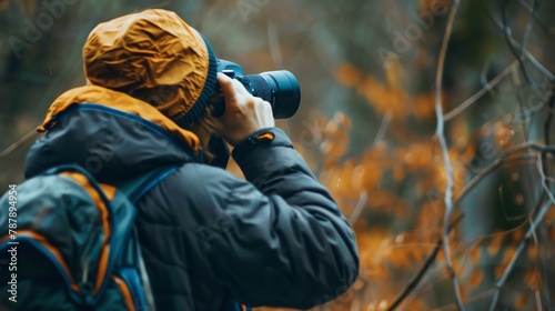 Citizen Science Create a thumbnail promoting citizen science initiatives focused on wildlife monitoring and conservation, encouraging people to participate in wildlife surveys, monitoring programs, an