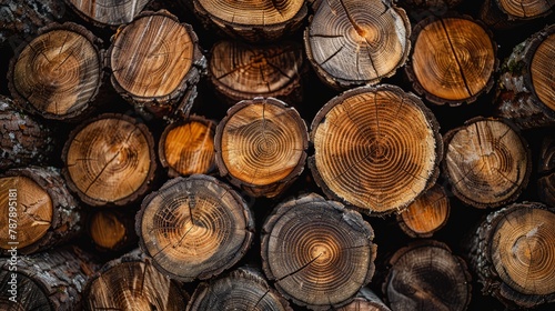 stack of wood  background 