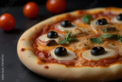 Obraz na płótnie crazy beautiful pizza testy pizza