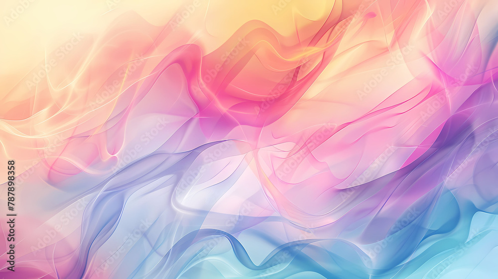 Colorful Abstract Background With Soft Gradient