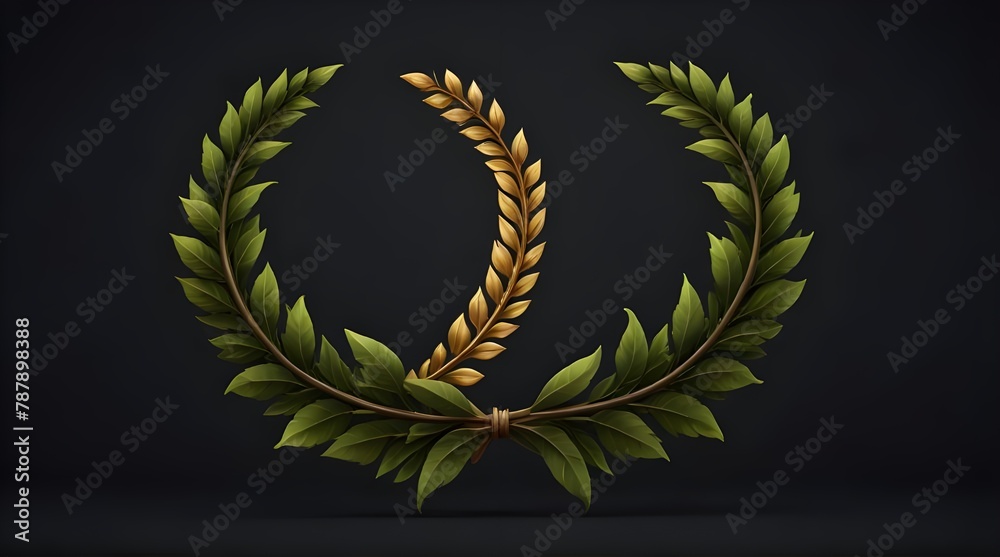 icon laurel wreath 