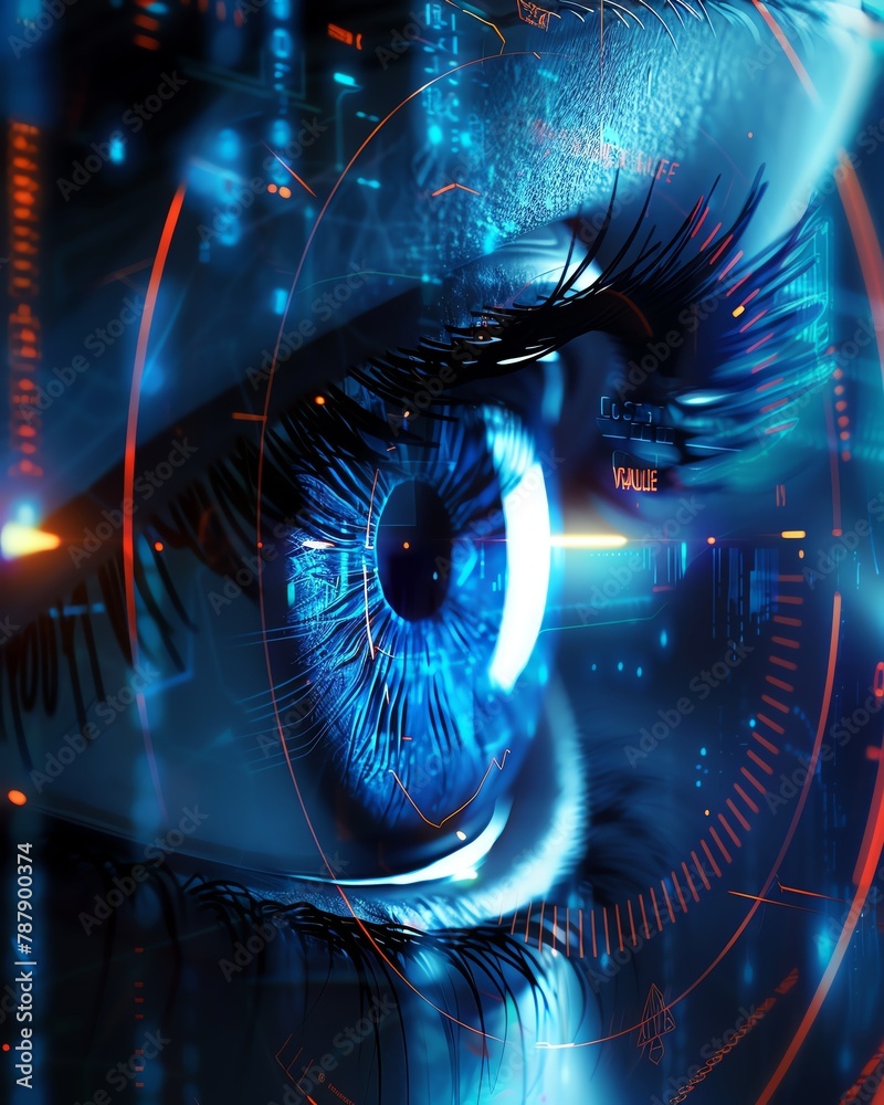 Capture the sleek lines of a holographic interface from an eye-level angle in a futuristic. Capture the sleek lines of a holographic interface from an eye-level angle in a futuristic.