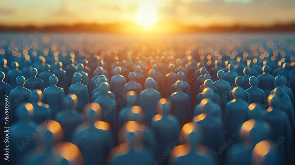 Obraz premium Faithbased volunteering initiative that educates participants on civic responsibilities in modern society