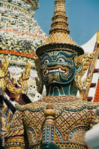 Guardian Yak at the Temple of the Emerald Buddha, Thailand, Grand Palace
