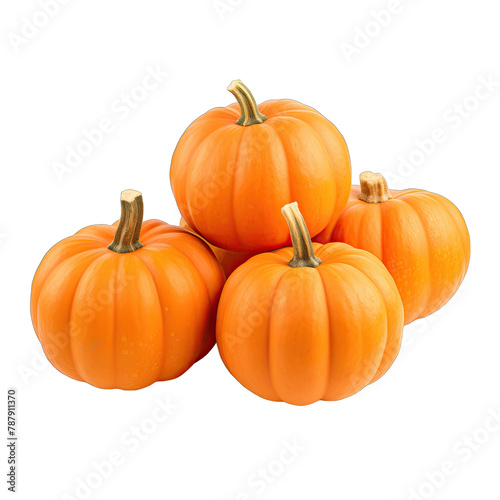 A group of pumpkins SVG on a transparent background