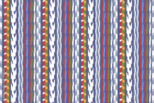 Ethnic design ikat art Design for textile and printing ethnic pattern. beautiful pattern. folk embroidery,bohemian style,aztec geometric art