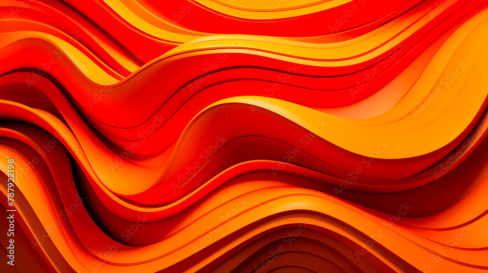Wavy background made of abstract fluid design in intense colors. Vector illustration. Wavy background made of abstract fluid design in intense colors. Vector illustration.