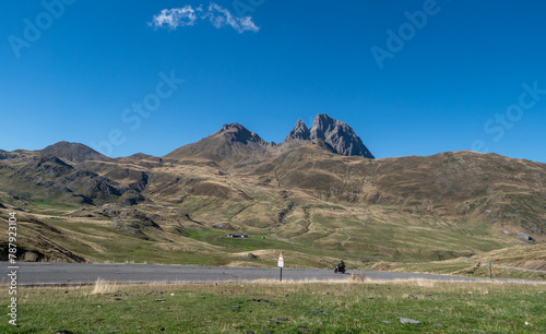 Col du Portalet. Located in Huesca. Border between Spain and France © Philipimage
