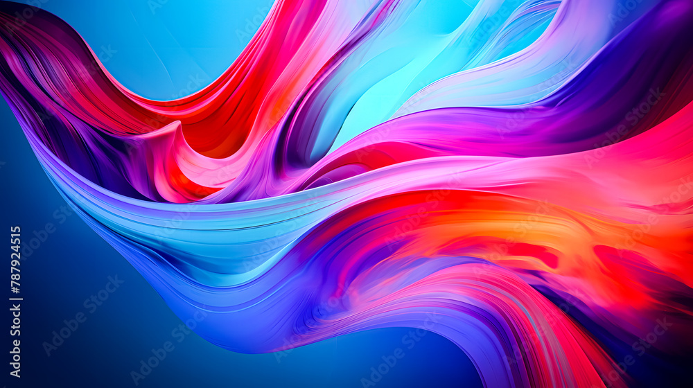 Wavy background made of abstract fluid design in intense colors. Vector illustration. Wavy background made of abstract fluid design in intense colors. Vector illustration.